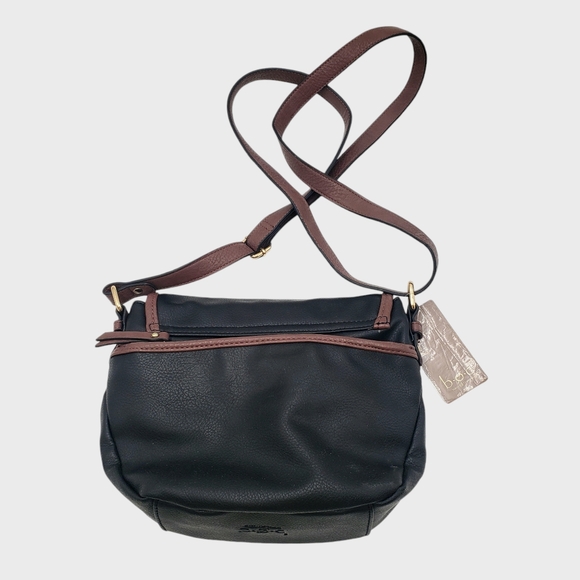 BOC Born Small Shoulder Crossbody Bag Brown Black Adjustable Classic Boho Purse - Picture 2 of 15